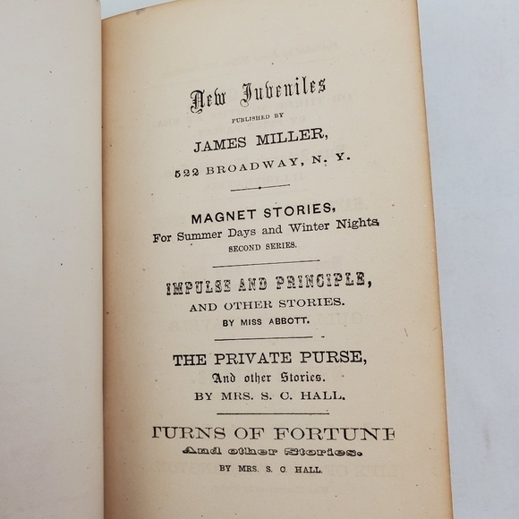 Vintage Little Rudy and Other Stories by Hans Christian Andersen 1865 Rare HC - Picture 6 of 15